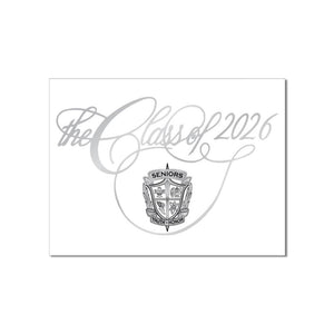 Personalized Official School Crest Announcements