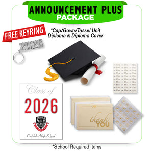 Oakdale HS Announcement Plus Package