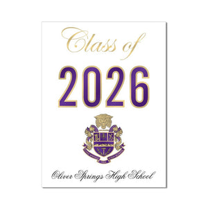 Oliver Springs High School Announcement Plus Package