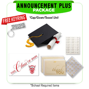 Scott HS Announcement Plus Package