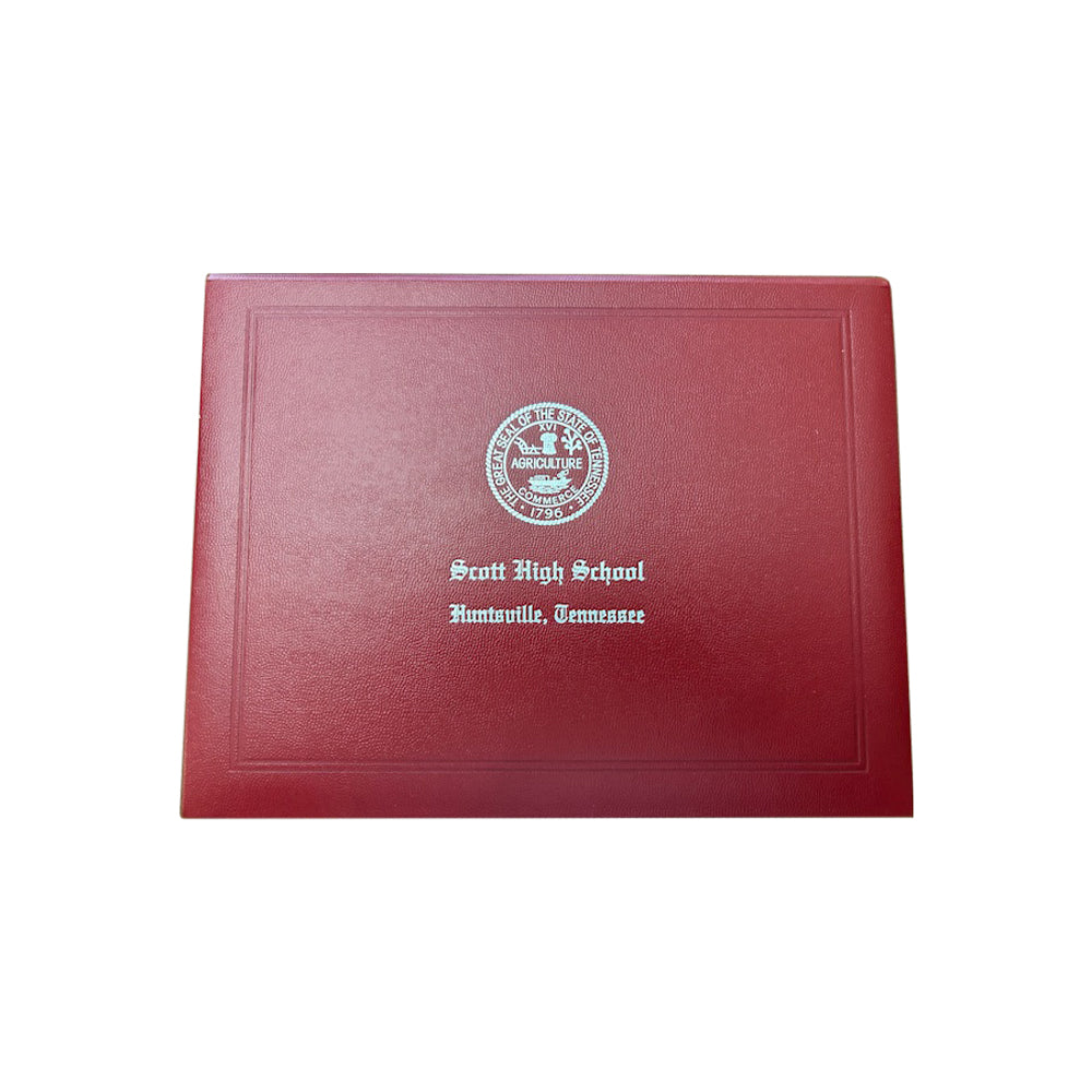 Scott High School Diploma Cover